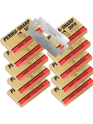 Skygo Gillette Perma-sharp 5'li Traş Jileti 20 Paket