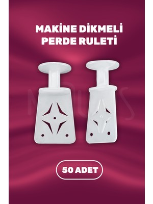 Moud's Makine Dikmeli Perde Ruleti, Perde Düğmesi, Kaliteli Malzeme 50 Adet