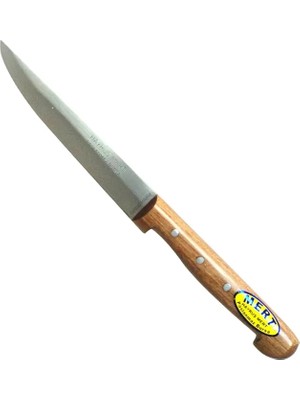 Novytech Paslanmaz Bursa Sebze Bıçağı 11 Cm, Ahşap Sap ( Lisinya )