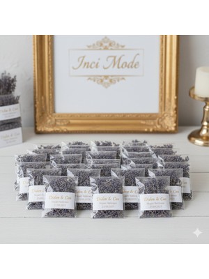 25 Adet Kişiye Özel Babyshower,dügün,nişan,kına,6 Ay Kınası,söz Özel Gün Dağıtmalık Toptan Lavanta Kesesi