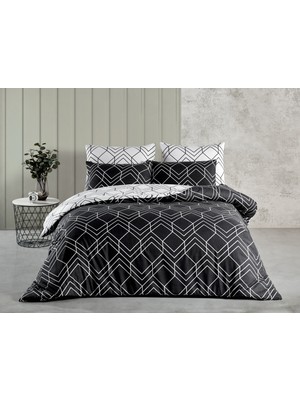 Beğenal Ranforce Light (Anella Siyah) Tek Kişilik Nevresim Takımı