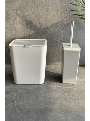 Primanova Flip 2'li Banyo Seti - Koyu Bej