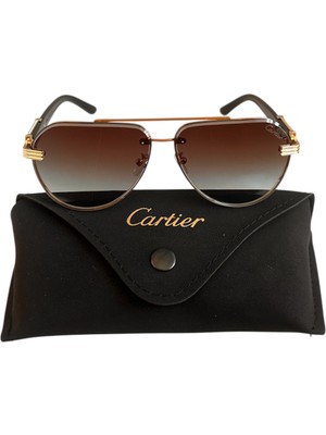 Cartier Erkek Güneş Gözlüğü Ekartman 55