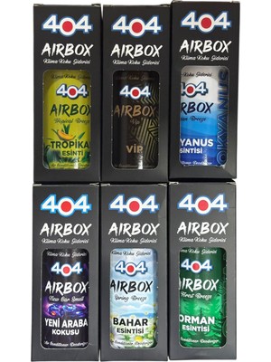 İzipec Araç Oto Araba Klima Koku Bombası Karışık (Tropikal,vip,okyanus,yeni Araba,bahar,orman) 6 Çeşit Koku