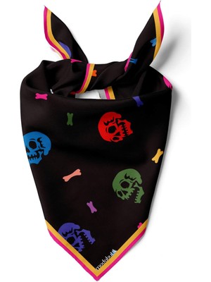 Modabutik Kurukafa Desenli Bandana