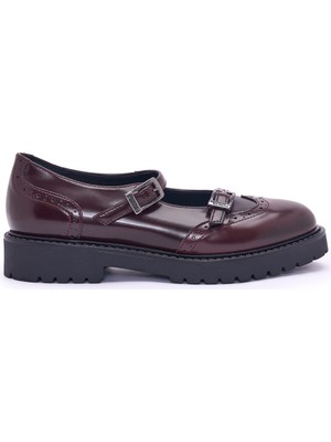 Kadın Oxford ( Klasik) 745784DM Donna Serena 5784DM Abr Pel Bordò /ox Ro gr