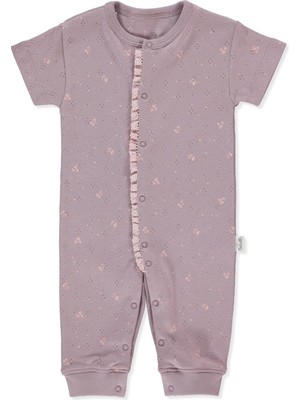 Bebetto Ajurlu Patiksiz Mini Tulum (Nature) Mor