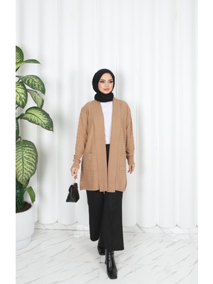 Nisum Moda Dalga Desenli Triko Hırka