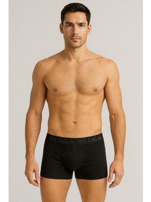 L-KOM %100 Pamuk Koton Rahat Kalıp Dikişsiz Boxer