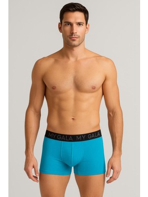 L-KOM %100 Pamuk Koton Rahat Kalıp Dikişsiz Boxer