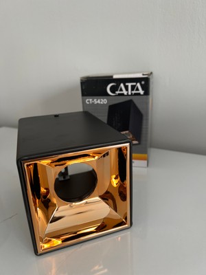 Cata Bergama Sıva Üstü Armatür (CT-5420) Siyah Kasa