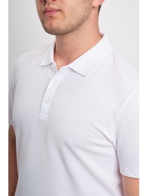 We&Me Slim Fit Pamuklu Basic Kısa Kol Polo Yaka