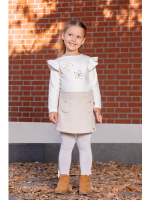 Minycenter  Simli Örme Şort Etek