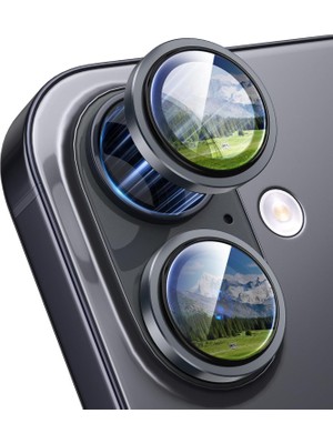 Fibaks iPhone 17 Kılıf Premium Ar+ Af Pürüzsüz Çerçeveli Tam Koruma Gri Kamera Lens Koruyucu