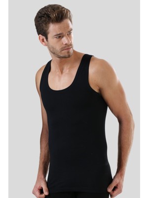 1151-XXL Penye Erkek Atlet Anıt Siyah