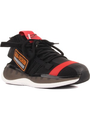 Guja Kadın Tpu Taban Topuktan Cırt Cırt Kapamalı Çelik Örgü Triko Ortapedik Sneakers