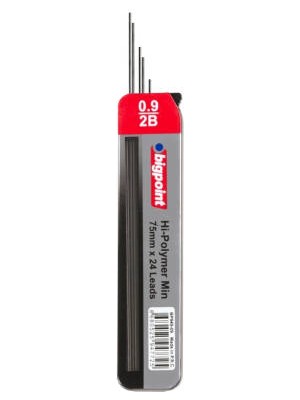 Bigpoint Kalem Ucu, 0.9 Mm, 2b, 75 Mm, 24'lü Tüp