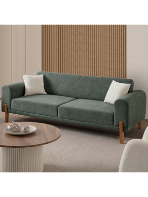 Eymense Mocha Plus Sırt Mekanizmalı Kanepe Yeşil