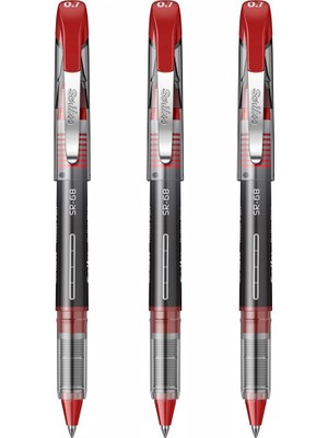 Artlantis Kırmızı Pilot Kalem Sr-68 Roller Pen 3 Adet Scrikss Pilot Kalem 0.7 mm Roller Uçlu Pilot Kalem Ince Uçlu Likit Mürekkep
