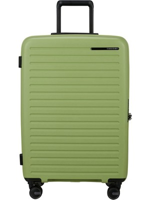 Samsonite Restackd Yeşil - Körüklü 68/25 Orta Boy Valiz