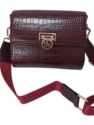 David Jones Kadın Askılı Çanta Bordo