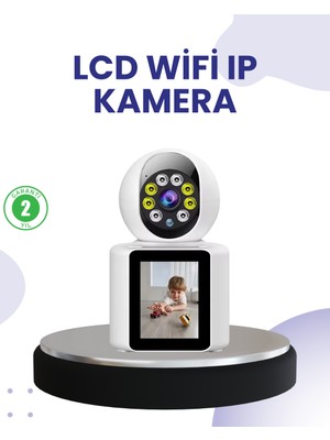 Novytech Wifi Iç Mekan 2k Gece Görüşlü Çift Yönlü Görüntü Konuşma Destekli