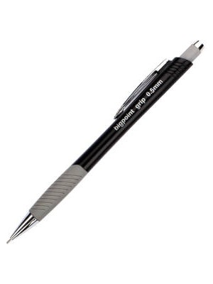 Bigpoint Grip Versatil Kalem, 0.5 Mm, Gizlenebilir Uçlu, Siyah