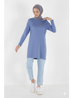 Plistre 1451_NAKIŞLI Basic Tesettür Tunik