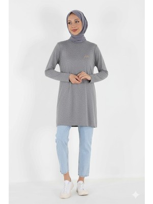 Plistre 1451_NAKIŞLI Basic Tesettür Tunik