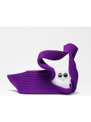 Mi7a iPhone Pocket Örgü Çapraz Telefon Çantası (Tüm Telefonlarla Uyumlu)