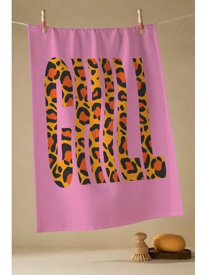 Marte Home Renkli Baskılı 40X60 Mutfak Havlusu, Kurulama Bezi