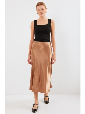 15806 Saten Etek - M. Kahverengi