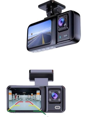 Novytech Dvr Araç Içi Ön ve Iç 2 Inç Ekranlı Çift