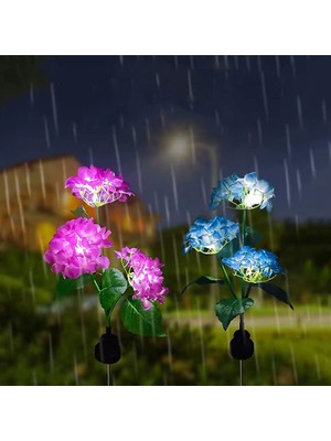 Novytech Güneş Enerjili Kazıklı Çiçek LED Lamba