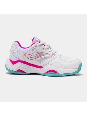 Joma JMATW2532C Master 1000 Çocuk Tenis/pedal Ayakkabı Beyaz Pembe