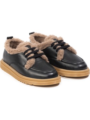 Selin Soylu Kadın Hakiki Deri Kürklü Bot Günlük Bot & Botty