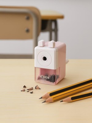 Südor KT13 Masaüstü Kalemtıraş – Pembe