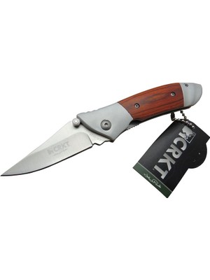Skygo CRKT CR 0035 RD Kamp Çakı 18 cm - Metal & Gül Ağacı Saplı, Kılıflı, Kutulu