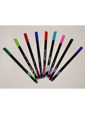 Bıc Intensity Fineliner Marker Kalem Seti 9 Renk , Ince Uçlu Kalemler (0,4 Mm), Çeşitli Renkler, Okul Için Işaretleyiciler