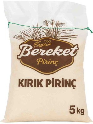 Bereket Pirinç Kırık Pirinç 5 kg – Doğal Yerli Üretim, Taze Hasat