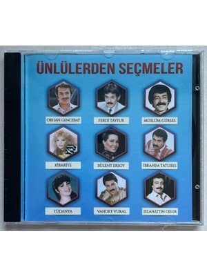 MEGA Ünlülerden Seçmeler CD O.gencebay,f.tayfur,m.gürses,i.tatlıses … (Orijina Baskı Cd)