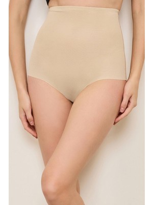 Bamido Yüksek Bel Sıkılaştırıcı Ten Rengi Külot Korse