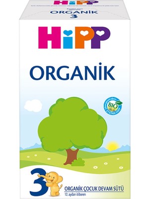 P 3 Organik Devam Sütü 600 gr
