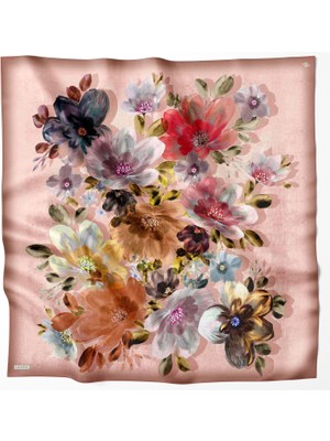 Armine Ipek Eşarp 2024 Yaz - 9133-50 Taba Twill