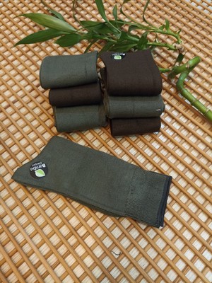 Rocks For Bambu Burun Dikişsiz Likralı 6'lı Mevsimlik Erkek Çorap