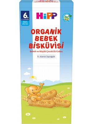 Organik Bebek Bisküvisi 180 gr