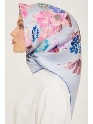 Armine Ipek Eşarp 2024 Yaz - 9127-01 Bebe Mavi Sura