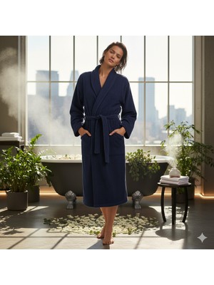 Embays Collection Pike Bornoz , Sabahlık Bornoz , Waffle Pike Bornoz ,unisex Pike Bornoz,hamam Sauna Bornoz