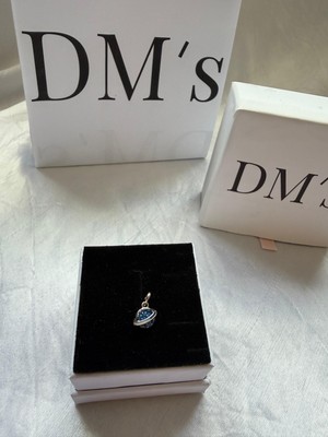 DMs Silver Sallantılı Mini Gezegen Gümüş Charm'ı