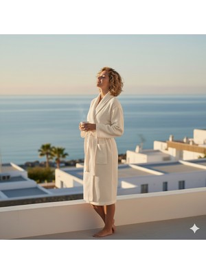 Embays Collection Pike Bornoz , Sabahlık Bornoz , Waffle Pike Bornoz ,unise x  Pike Bornoz,hamam Sauna Bornoz